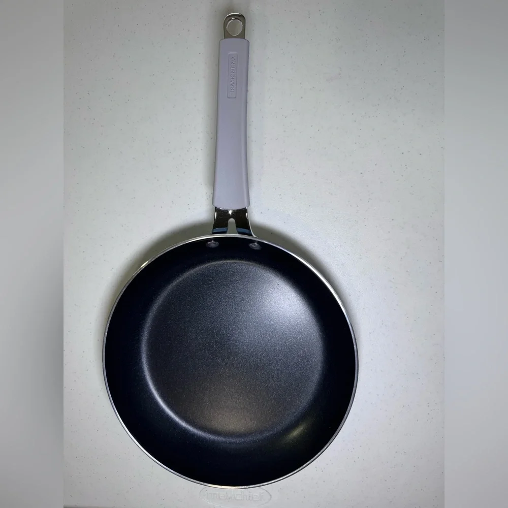 Nonstick Frying Pan with Light Gray Handle Tramontina 10 inches 25 centimeters